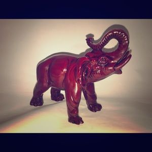Feng Shui Elephant Red Pectin